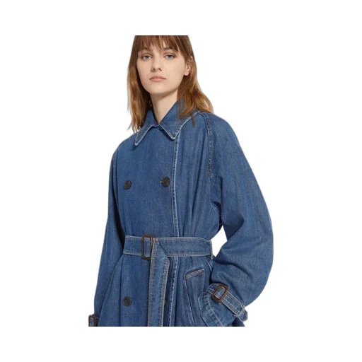 Denim Trench Coat