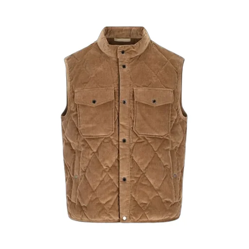 Corduroy Quilted Gilet