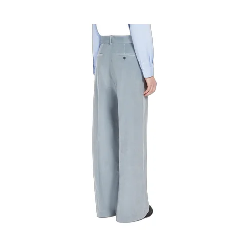 Wide-Leg Corduroy Trousers