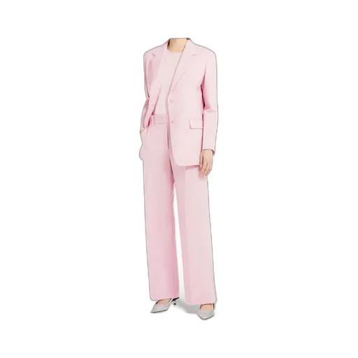 Single-Breasted Wool-Blend Canvas Blazer