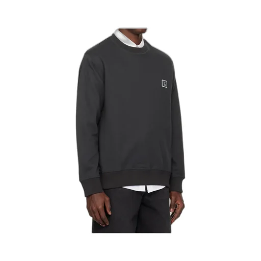Logo Round Neck Long-Sleeved Sweater