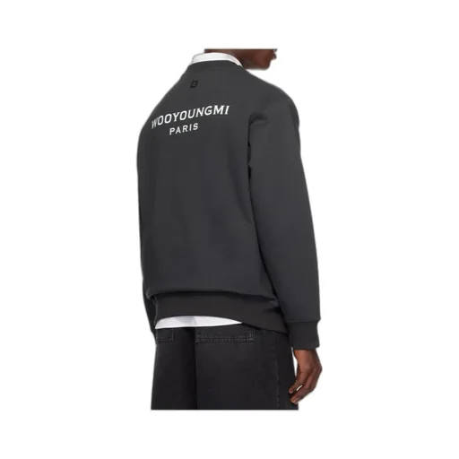 Logo Round Neck Long-Sleeved Sweater