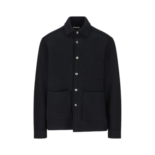 Wool Patch-Pocket Shirt