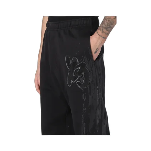 Logo Patch Elasticated-Waistband Track Trousers