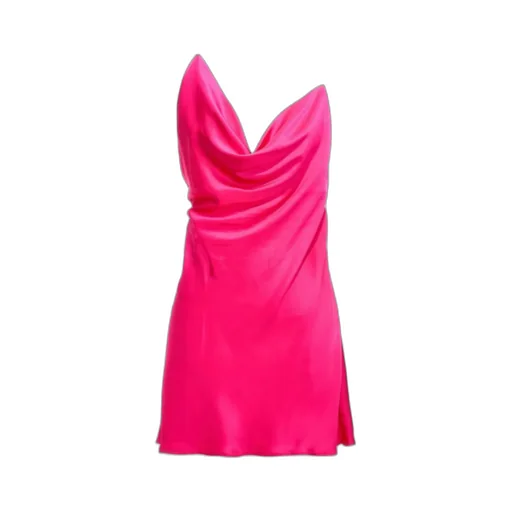 Draped Slip Satin Dress