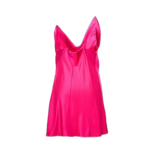Draped Slip Satin Dress