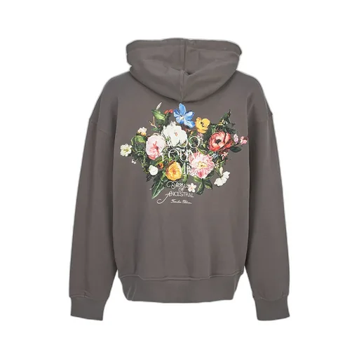 Flower Back Logo Hoodie