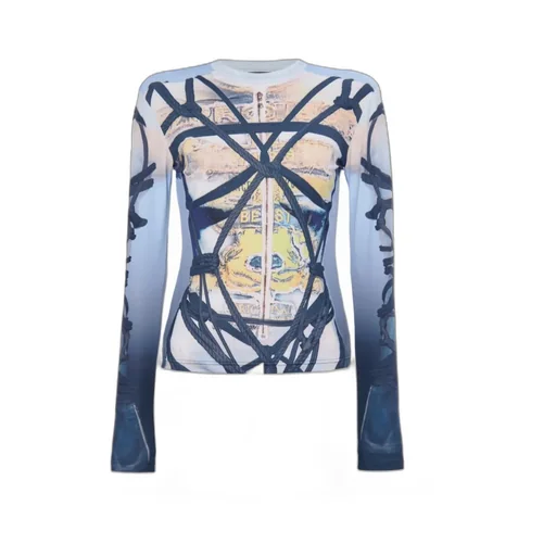 Graphic-Printed Top