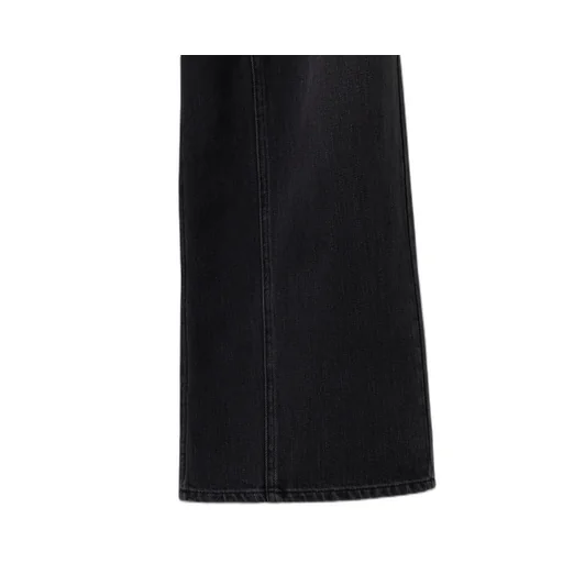 Wide Banding Denim Pants
