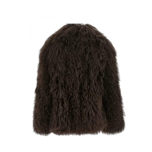 Long-Sleeved Fur Coat