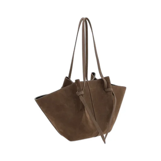 Large Logo Detailed Shoulder Bag