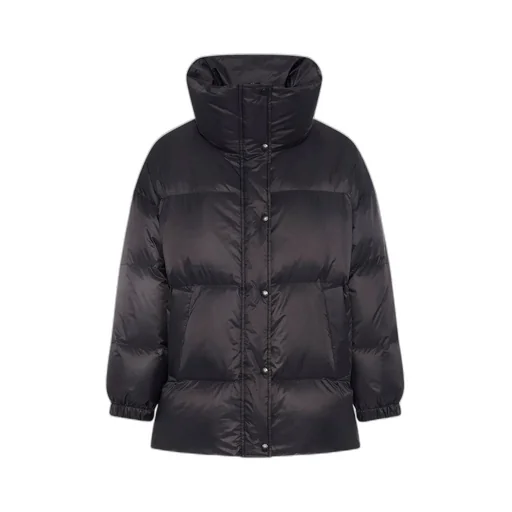 Lambswool-Trim Puffer Jacket