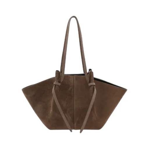 Large Logo Detailed Shoulder Bag