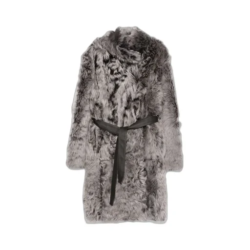 Shearling Belted Coat