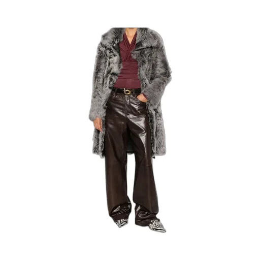 Shearling Belted Coat