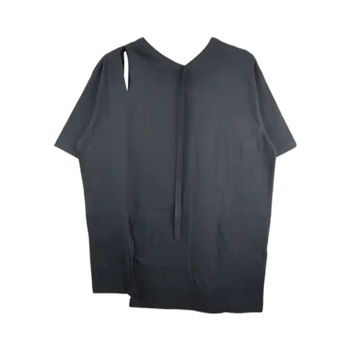 Single Jersey Binder V-Neck T-Shirt