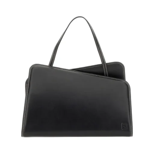 Asymmetric Leather Shoulder Bag