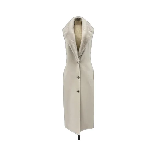 Sleeveless Lapel Vest