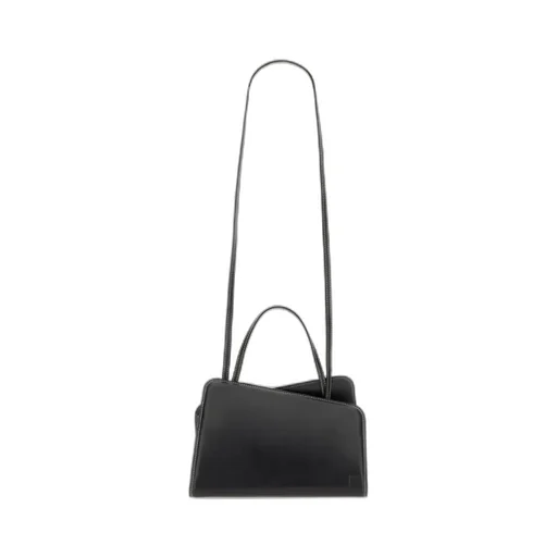 Asymmetric Leather Shoulder Bag