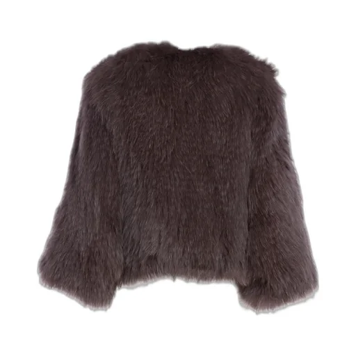 Round Neck Long-Sleeved Coat