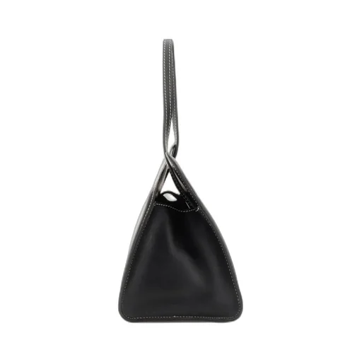 Asymmetric Leather Shoulder Bag