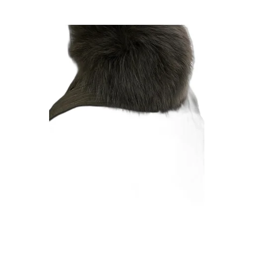 Down Jacket With Fur Collar