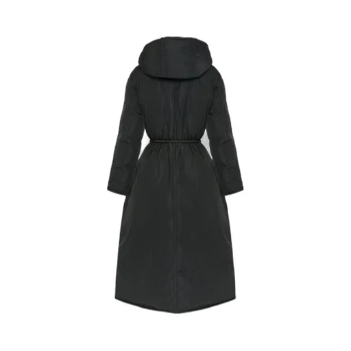 Fur-Trimmed Belted Coat