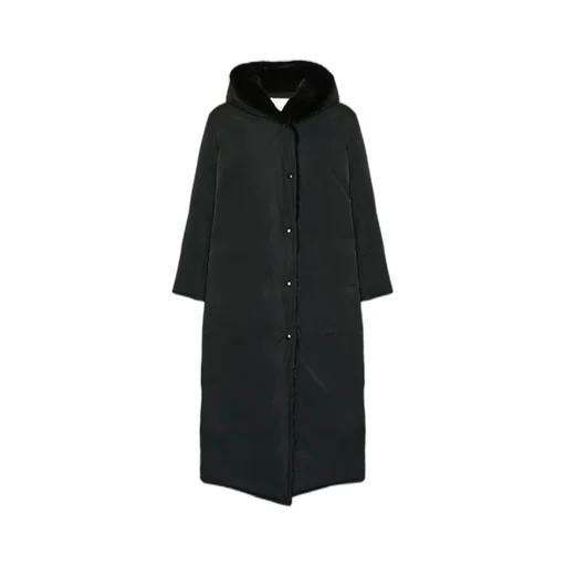 Fur-Trimmed Belted Coat