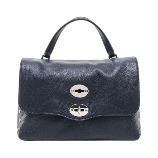 Twist-Lock Top Handle Satchel Bag