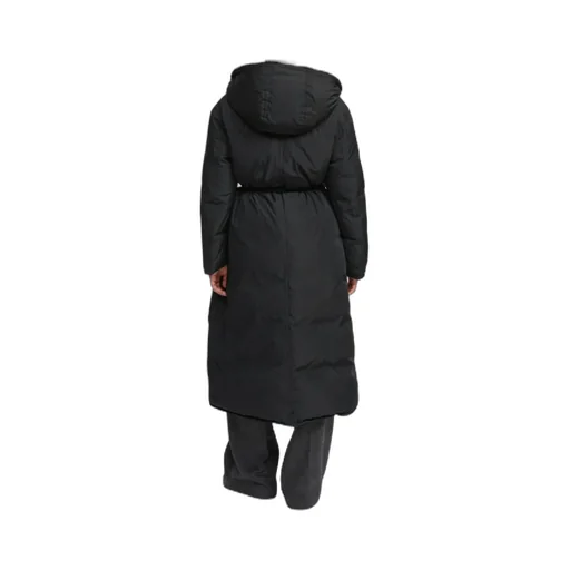 Fur-Trimmed Belted Coat