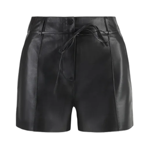 Flared Drawstring Shorts