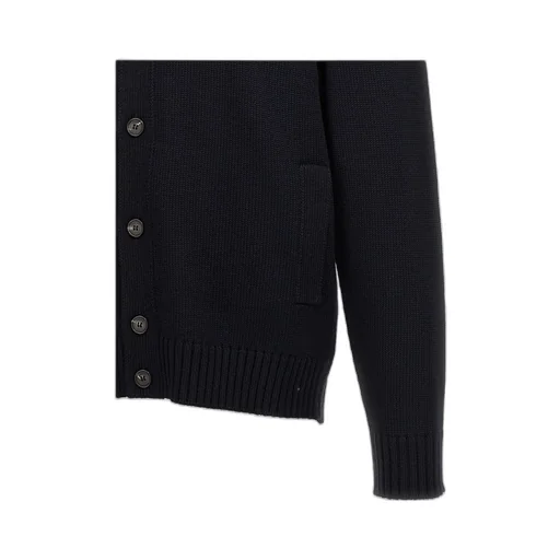 Chioto High-Neck Knitted Cardigan