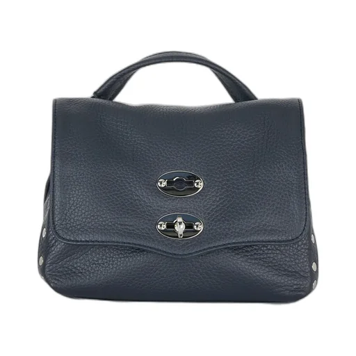 Stud-Detailed Twist-Lock Small Tote Bag