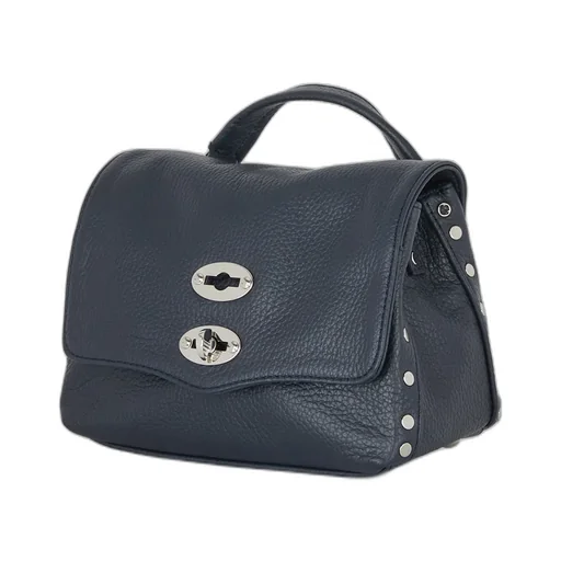 Stud-Detailed Twist-Lock Small Tote Bag