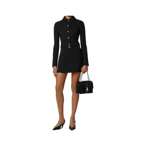 CrÊPe Cropped Jacket