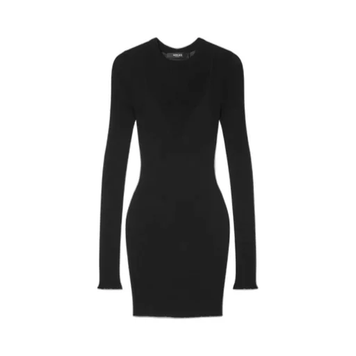 Fitted Knitted Mini Dress