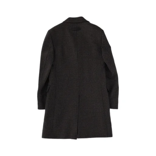 Check Pattern Wool Coat