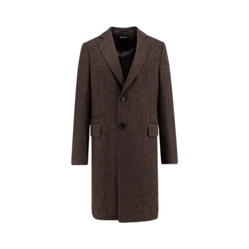 Single Breasted Long Sleeved Coat