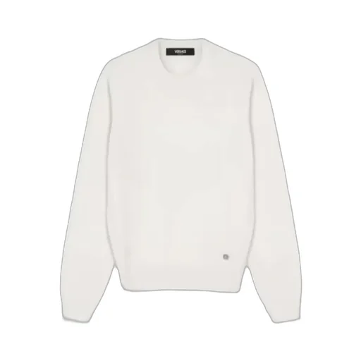 Logo-Plaque Crewneck Jumper