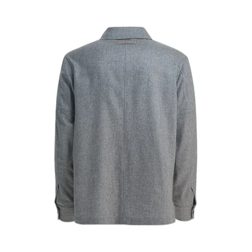 Long Sleeved Buttoned Overshirt