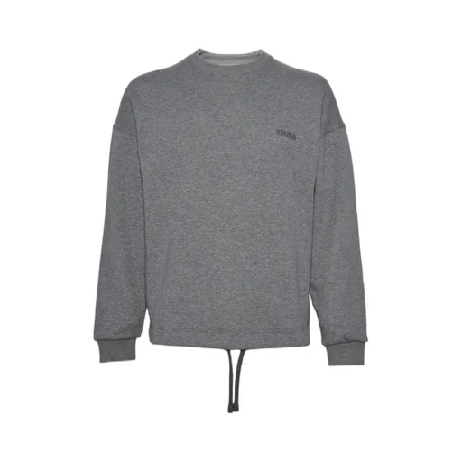 Logo Embroidered Crewneck Sweatshirt