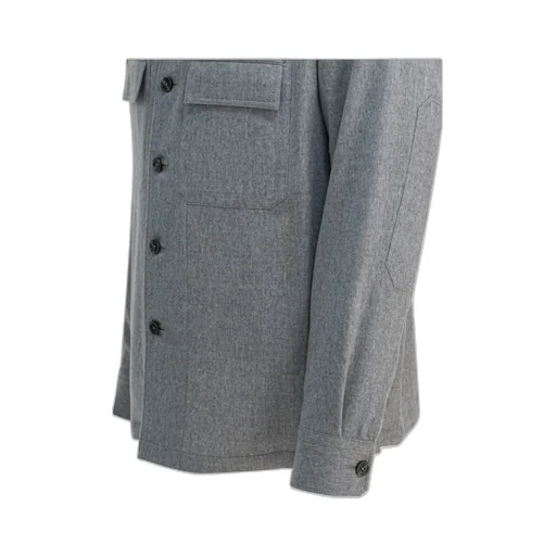 Long Sleeved Buttoned Overshirt