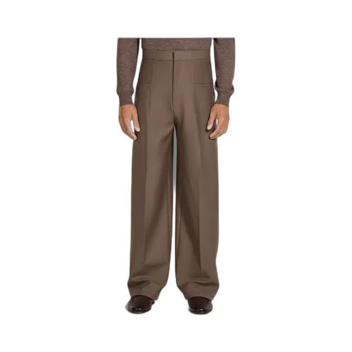 Silk And Wool Pants