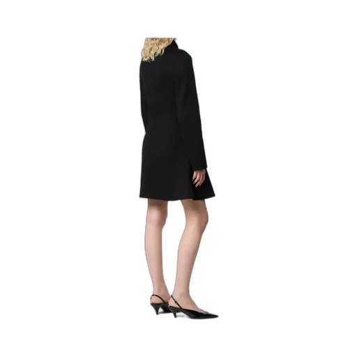 Double-Breasted A-Line Coat