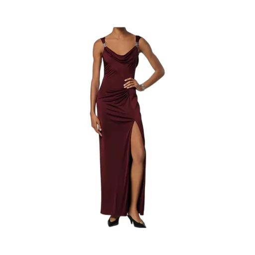 Draped Sleeveless Gown