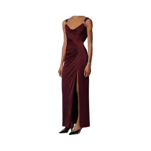 Draped Sleeveless Gown
