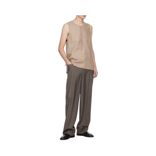 Silk And Wool Pants