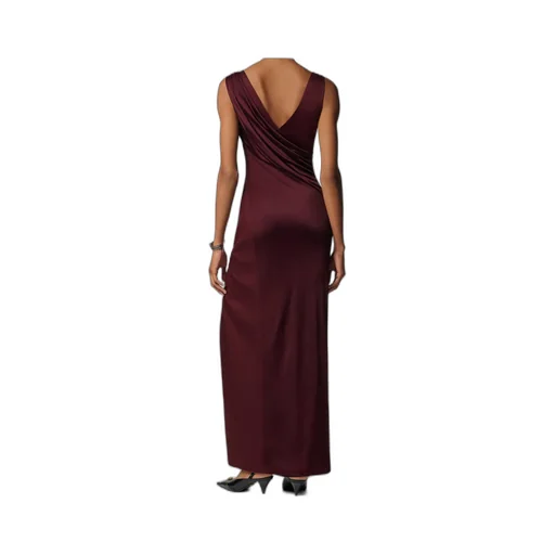 Draped Sleeveless Gown