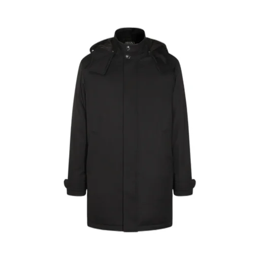 Long Sleeved Hooded Coat