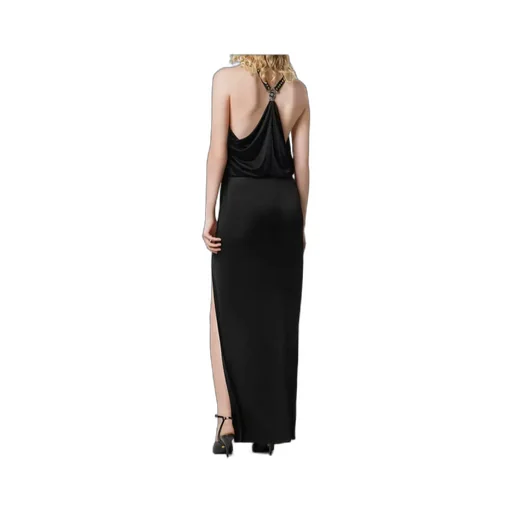 Sleeveless Gathered Gown